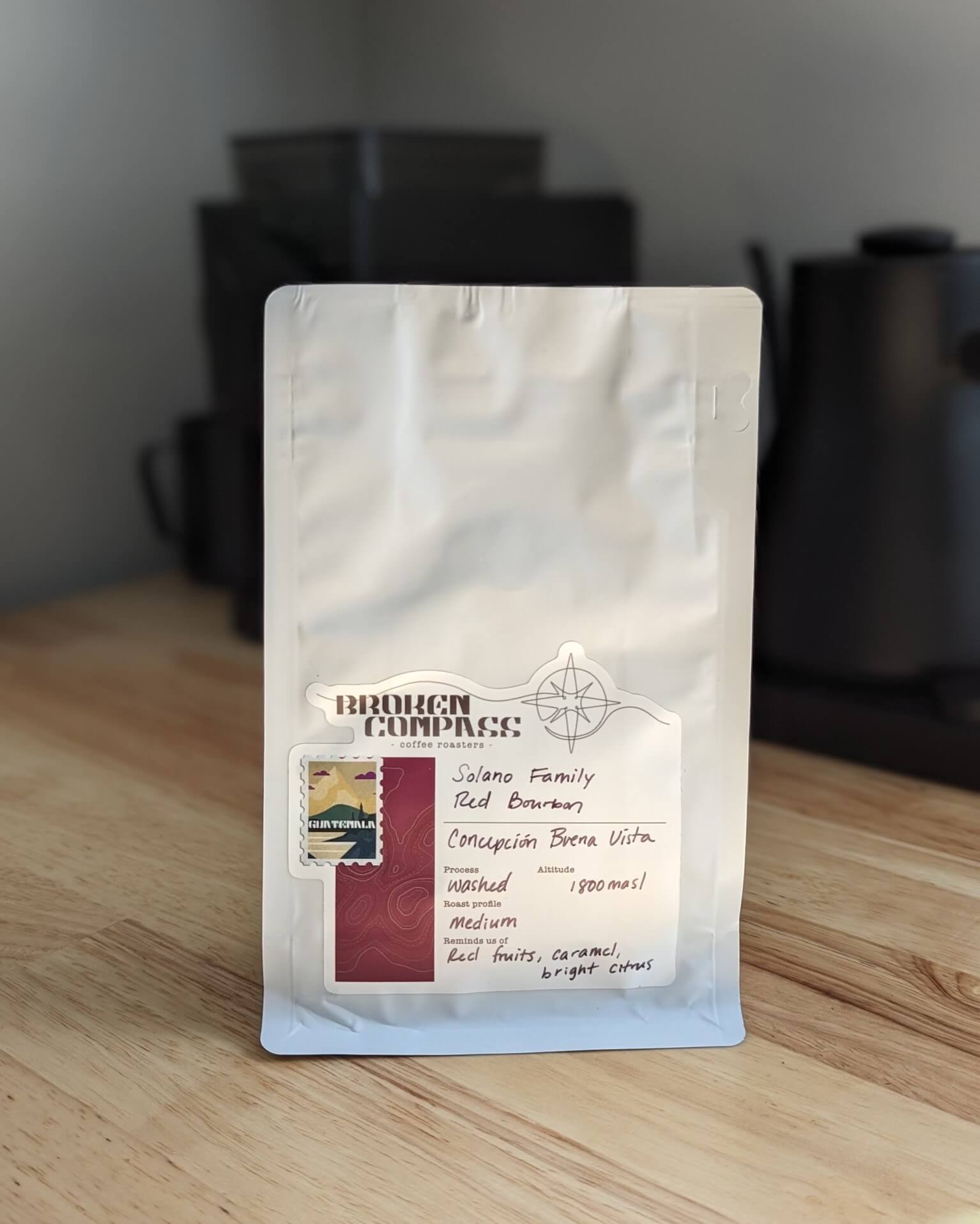 Solano Family Red Bourbon Coffee - Washed Process – Broken Compass Coffee  Roasters