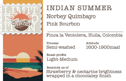 Indian Summer - Pink Bourbon Semi-washed process