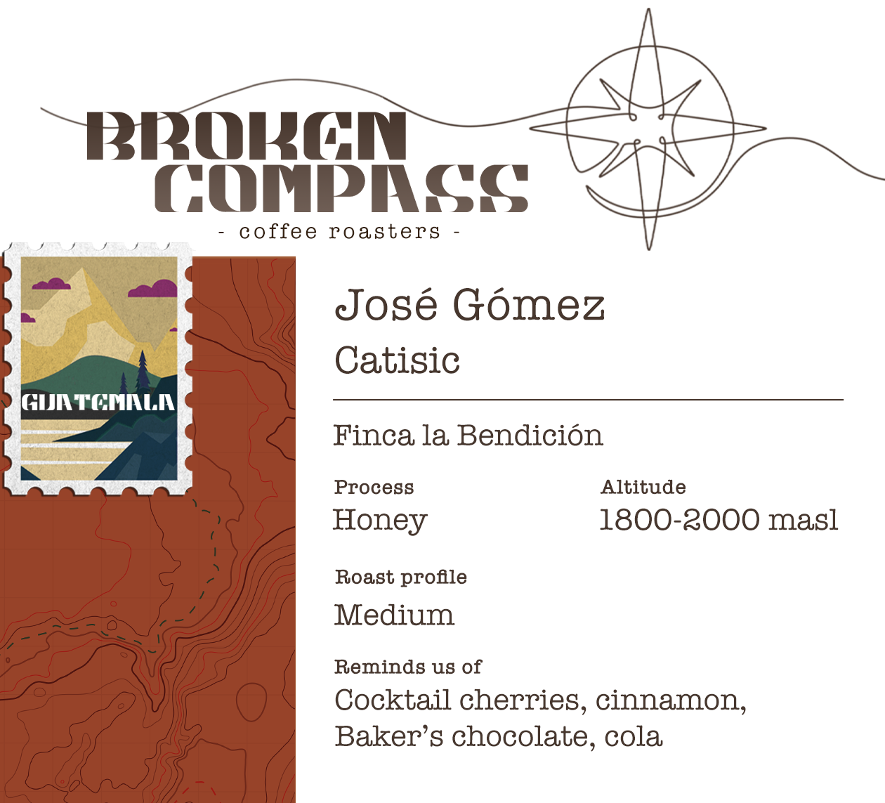 NEW! - José Gómez Catisic Coffee - Honey Process