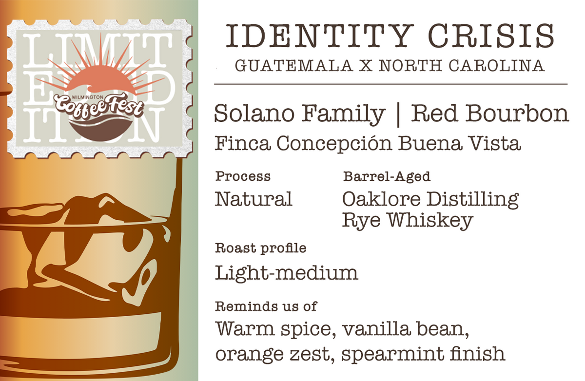 PRE-ORDER NOW - Identity Crisis - Red Bourbon Natural process, Rye Barrel-aged