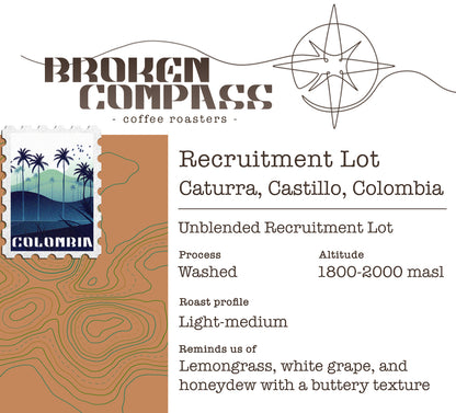 Unblended Project | Recruitment Lot - Caturra, Castillo, Colombia